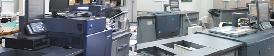 最新式のオンデマンド印刷機10台をフル稼働！